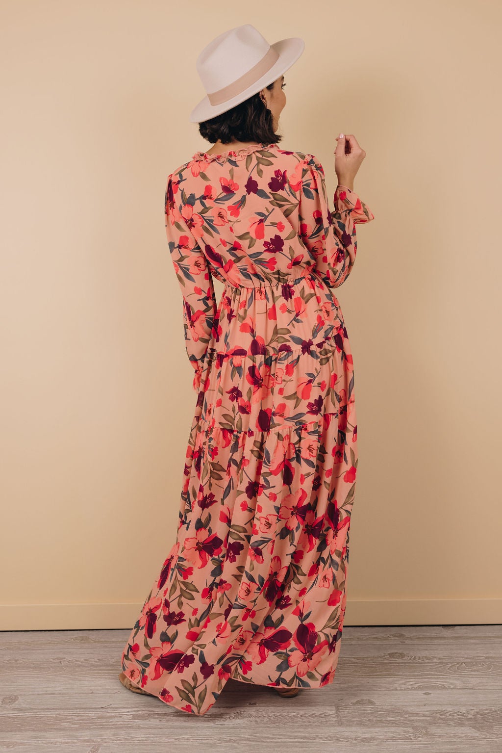 Free Spirit Ruffle Maxi Dress
