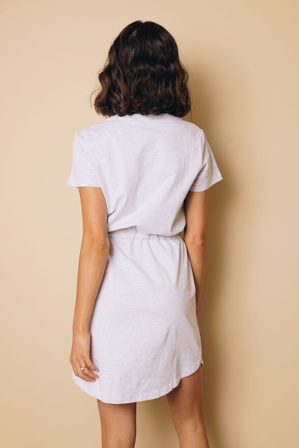 Porter Drawstring Mini Dress