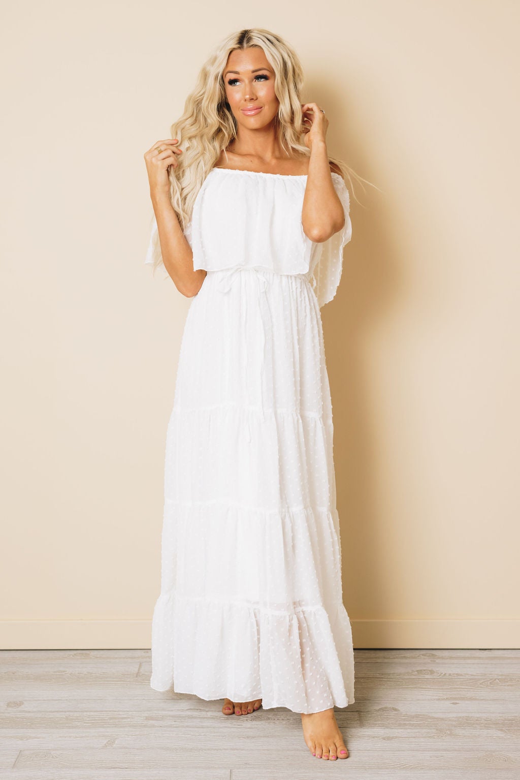 Macy Off Shoulder Maxi Dress – Serenity Of The Sea Macy Off Shoulder Maxi Dress – Serenity Of The Sea
