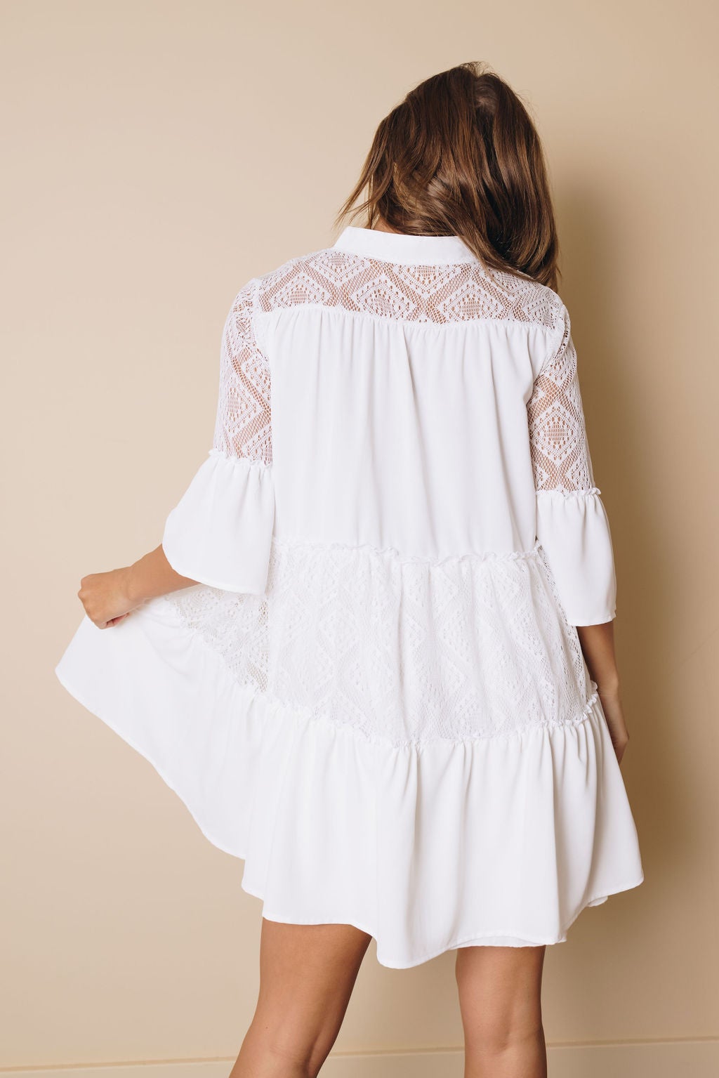 Franz Lace Mini Dress