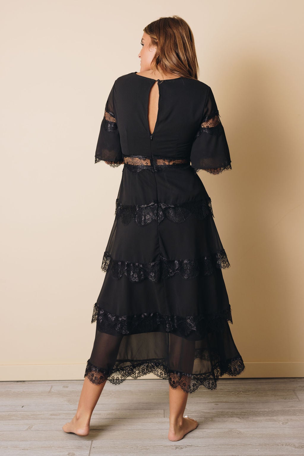 Portia Layered Long Dress