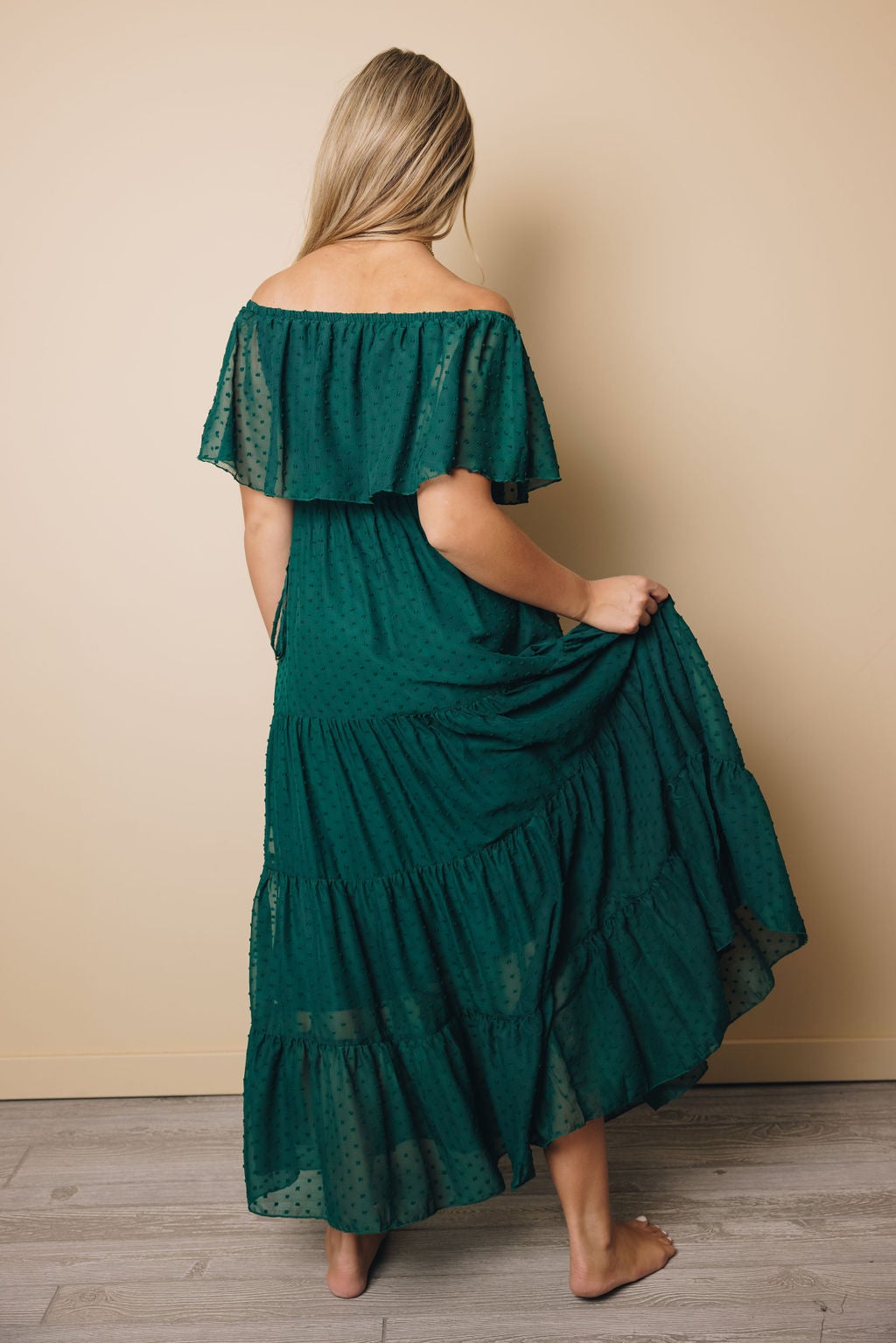 Macy Off Shoulder Maxi Dress