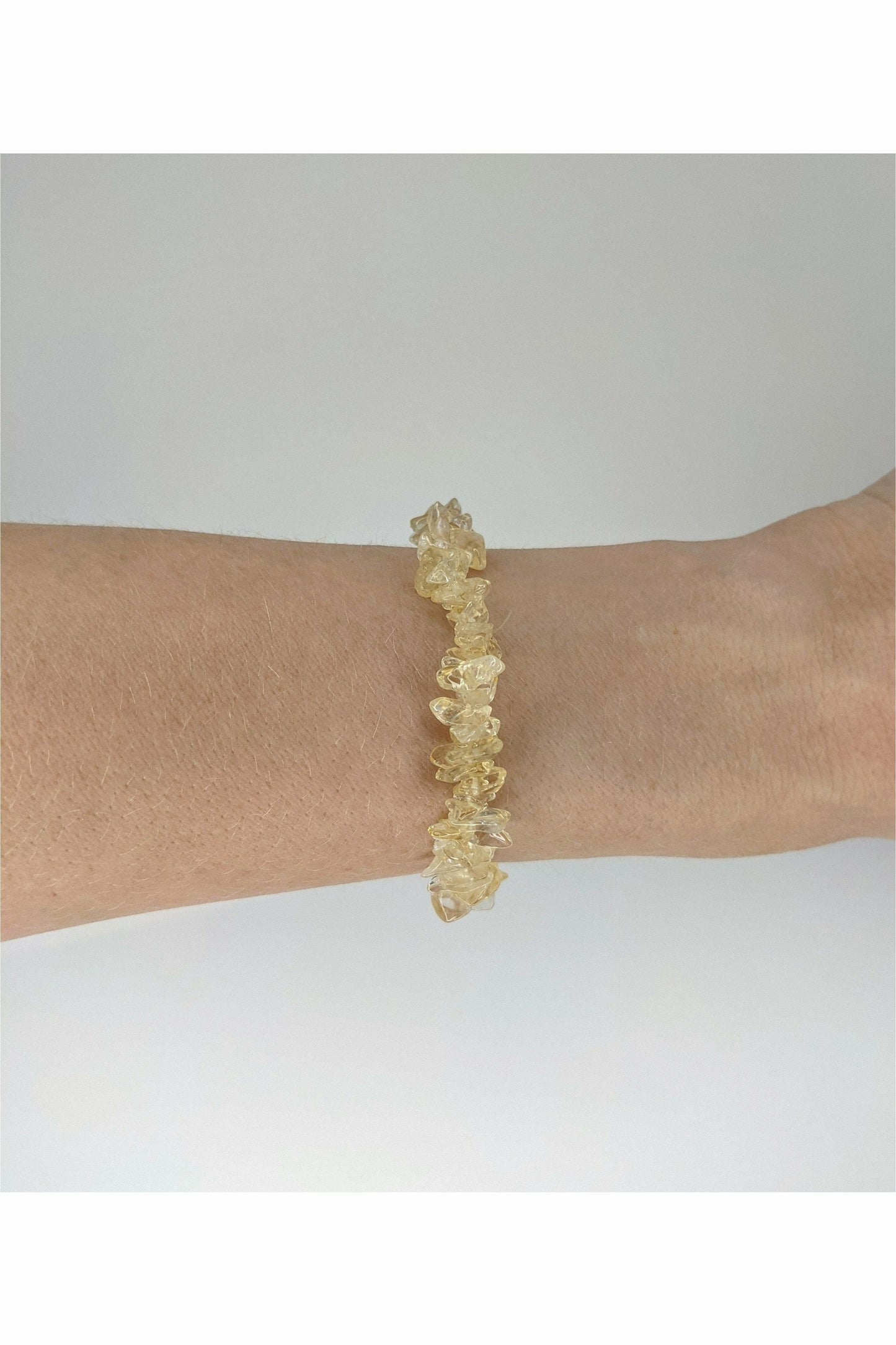 Citrine Gemstone Chip Bracelet