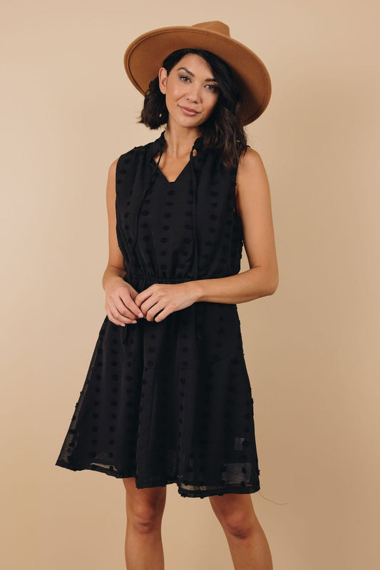 Nissa Pom Pom Mini Dress