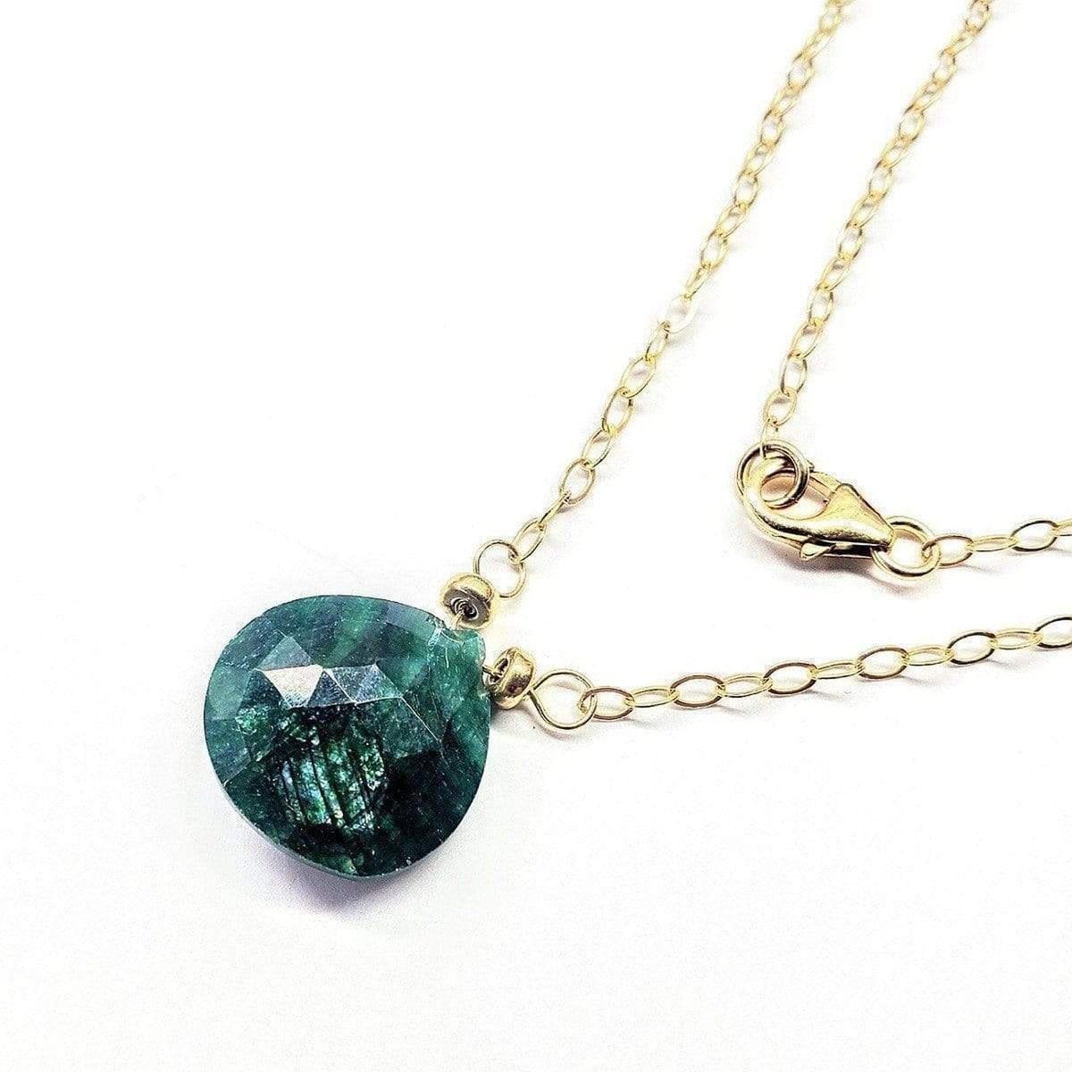 Emerald Drop Necklace