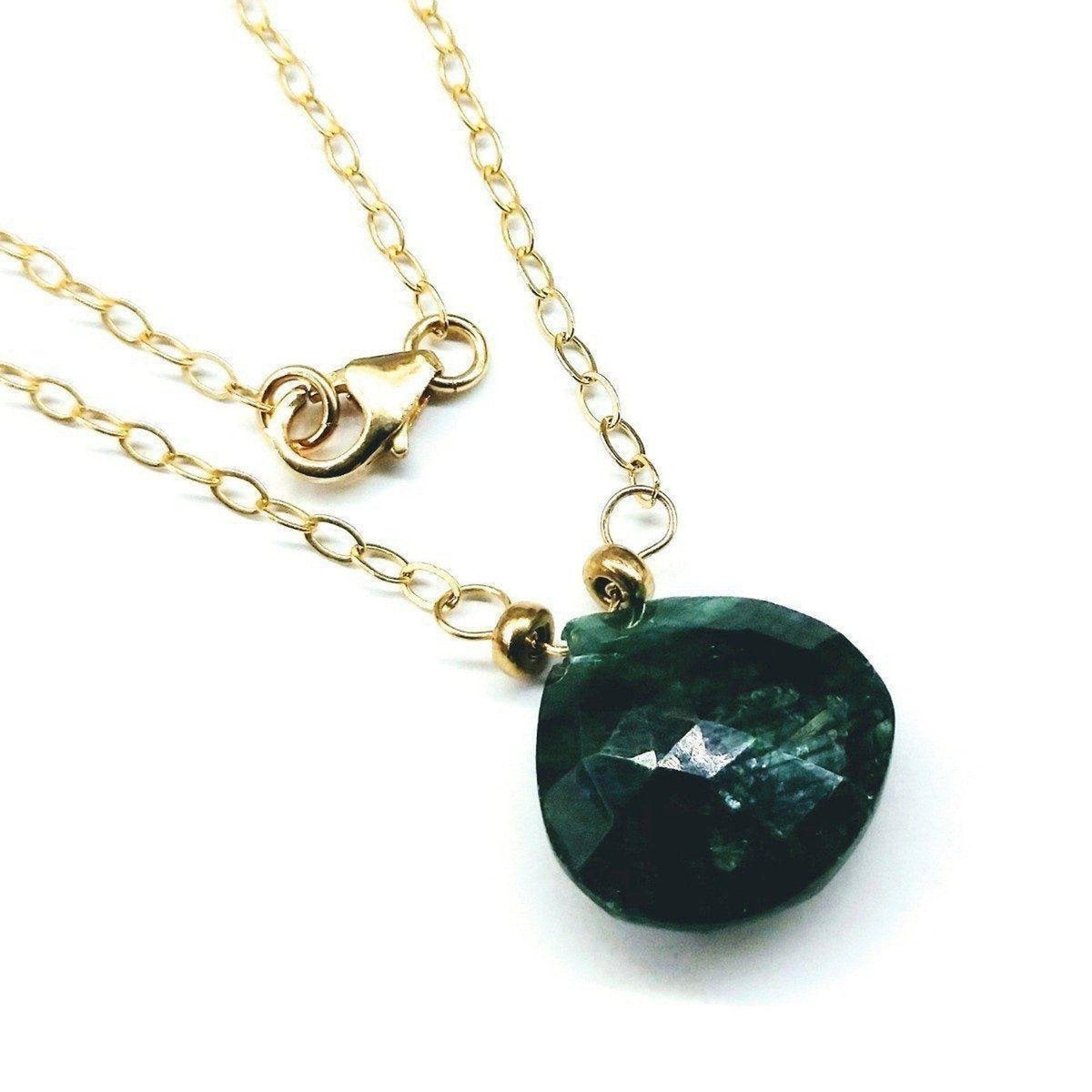 Emerald Drop Necklace