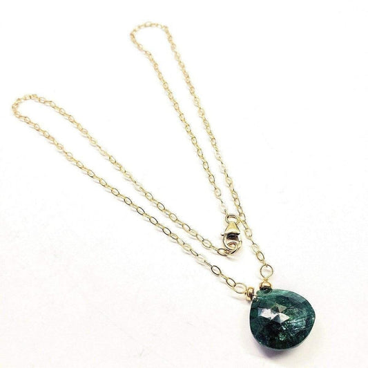 Emerald Drop Necklace