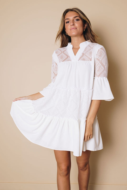 Franz Lace Mini Dress