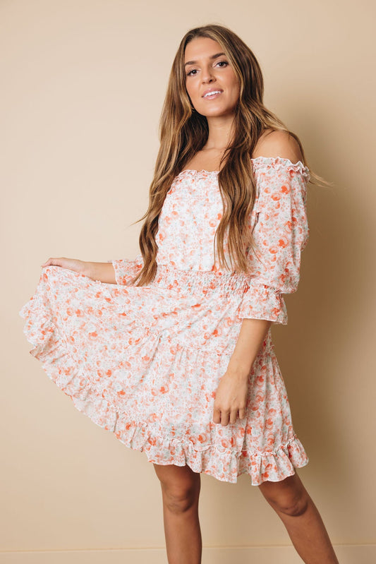 Kieran Ruffled Floral Dress