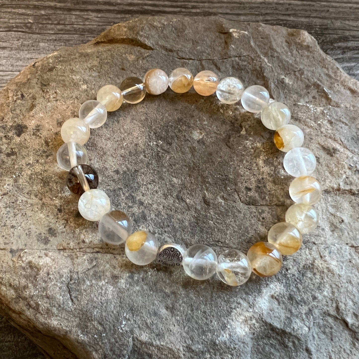 Golden Blood Quartz Bracelet