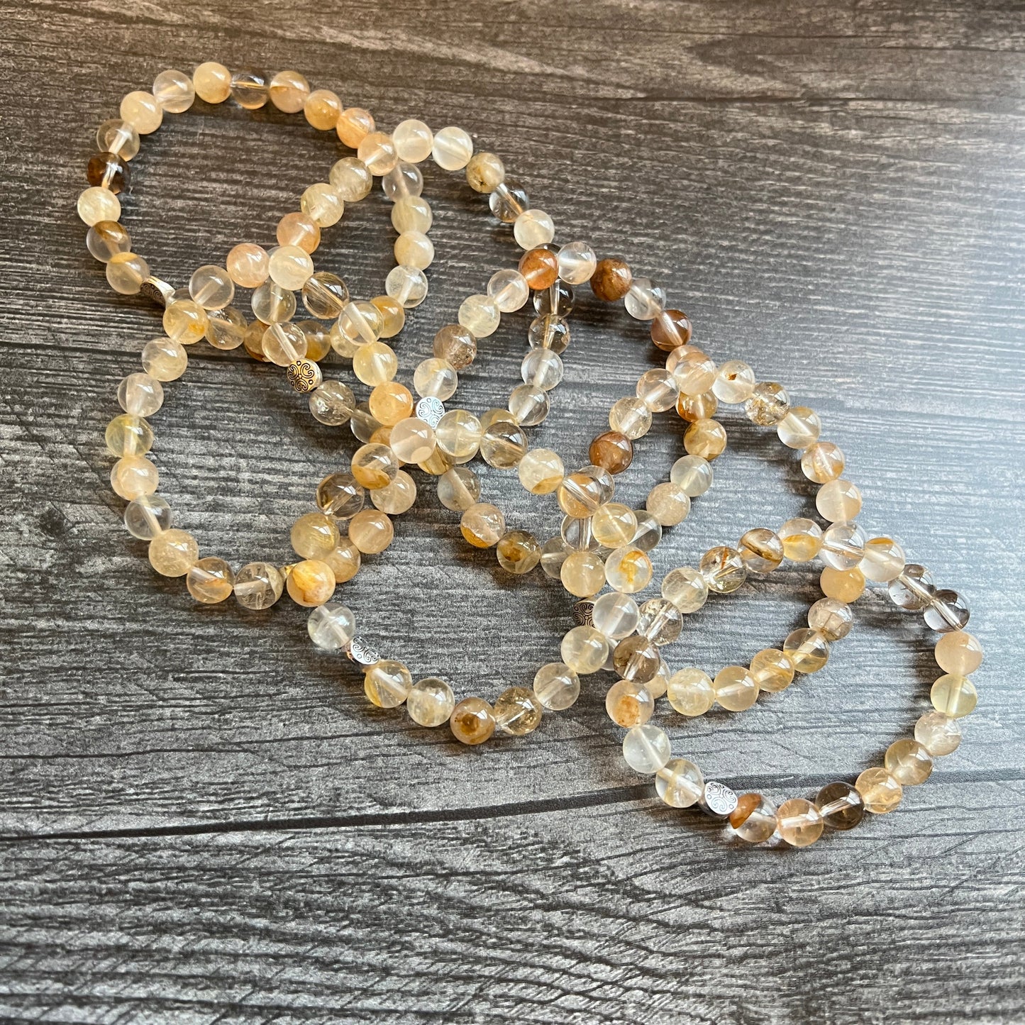 Golden Blood Quartz Bracelet