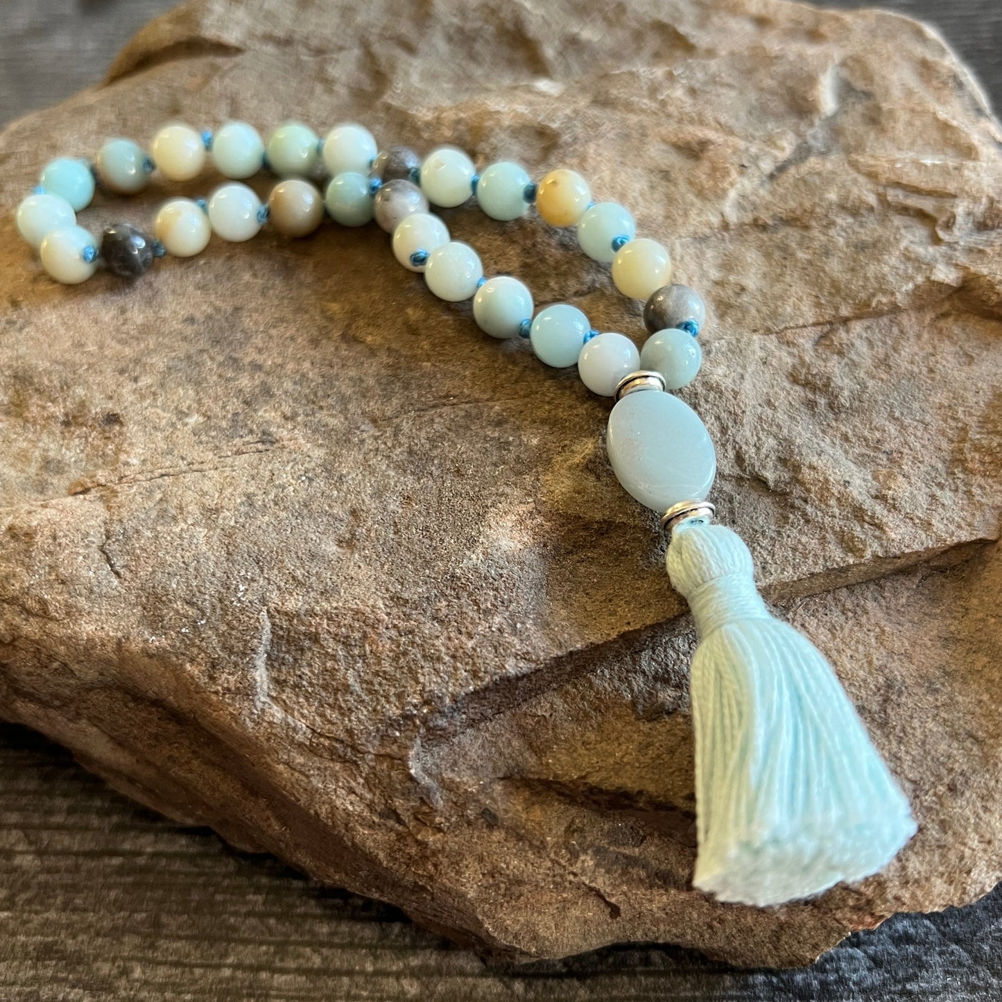 Amazonite Quarter Mala