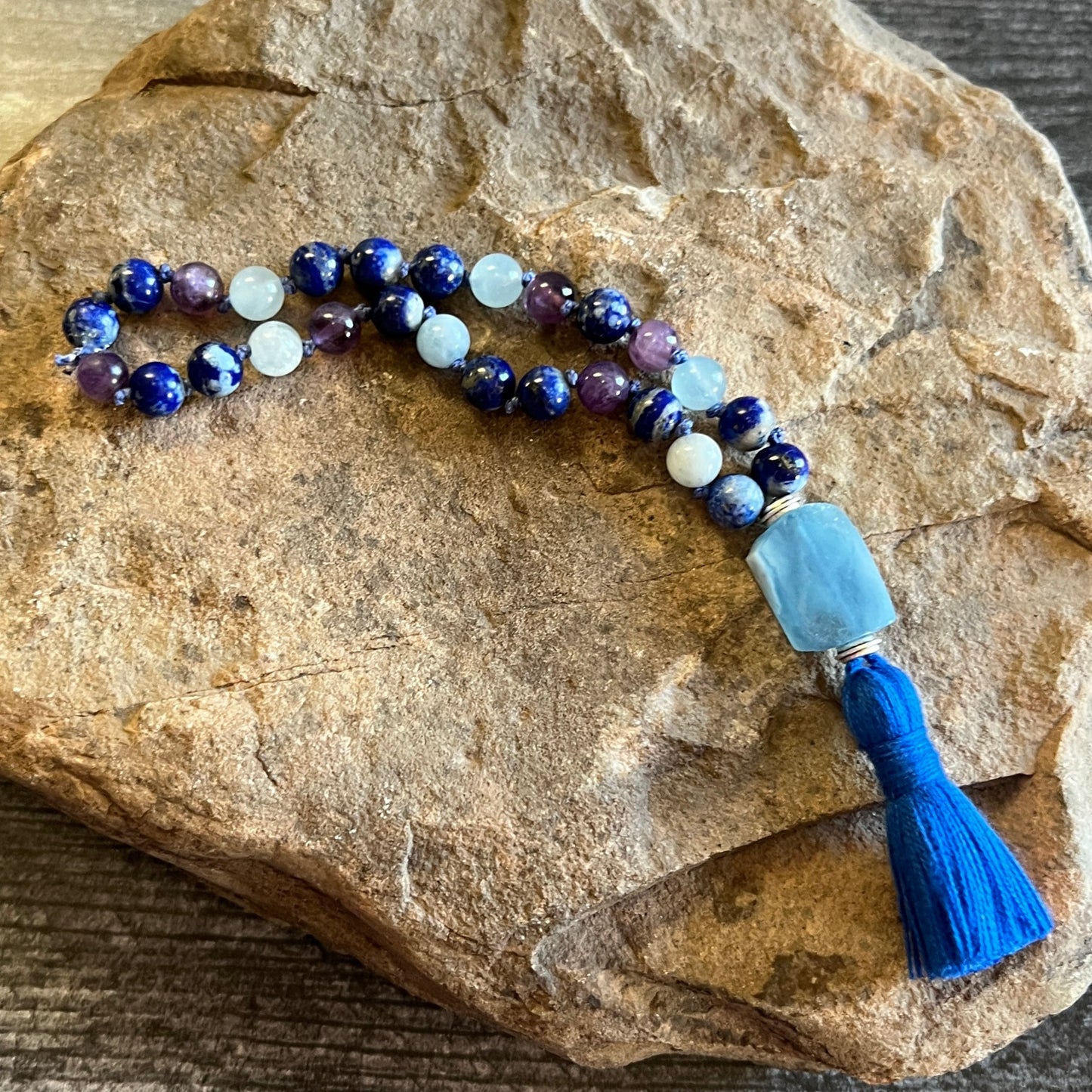 Blue Skies Quarter Mala