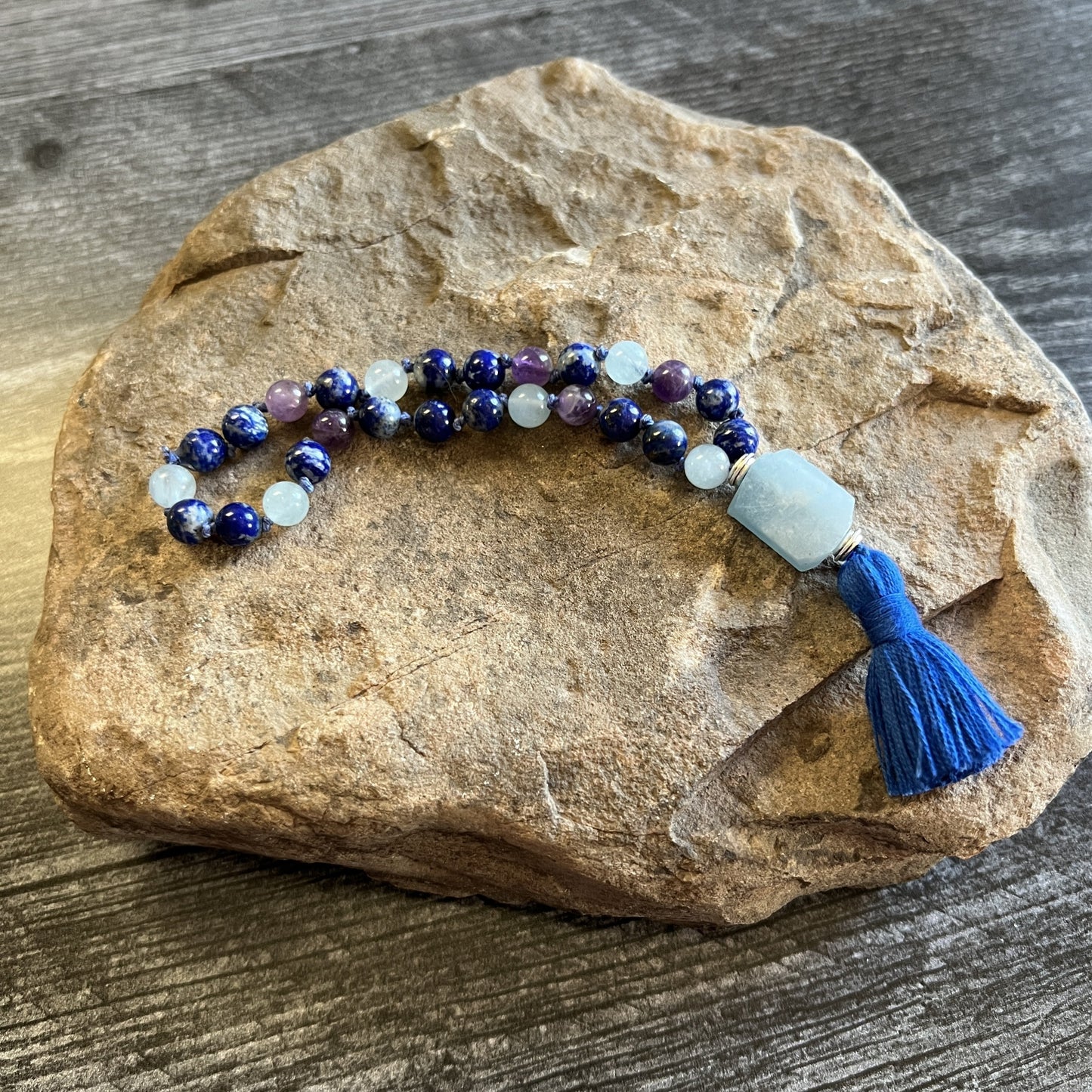 Blue Skies Quarter Mala