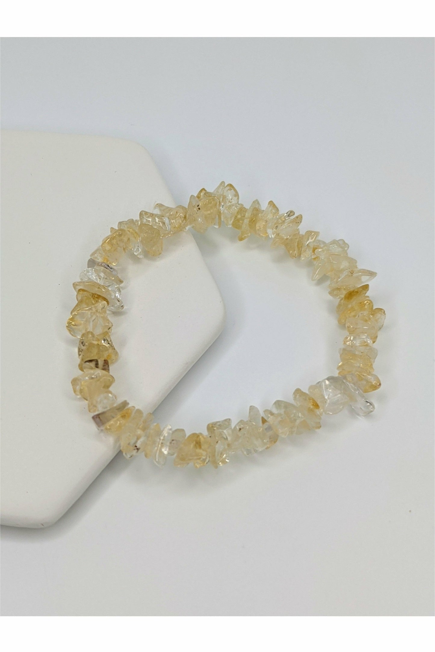 Citrine Gemstone Chip Bracelet