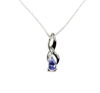 Tanzanite Infinity Necklace