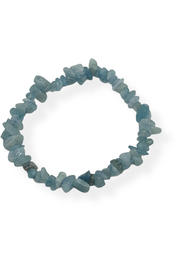 Aquamarine Chip Bracelet