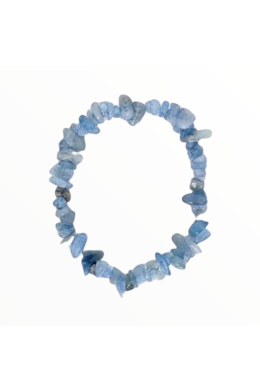 Aquamarine Chip Bracelet