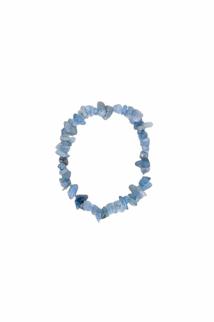 Aquamarine Chip Bracelet