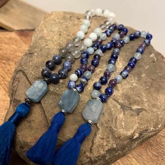 Blue Skies Quarter Mala