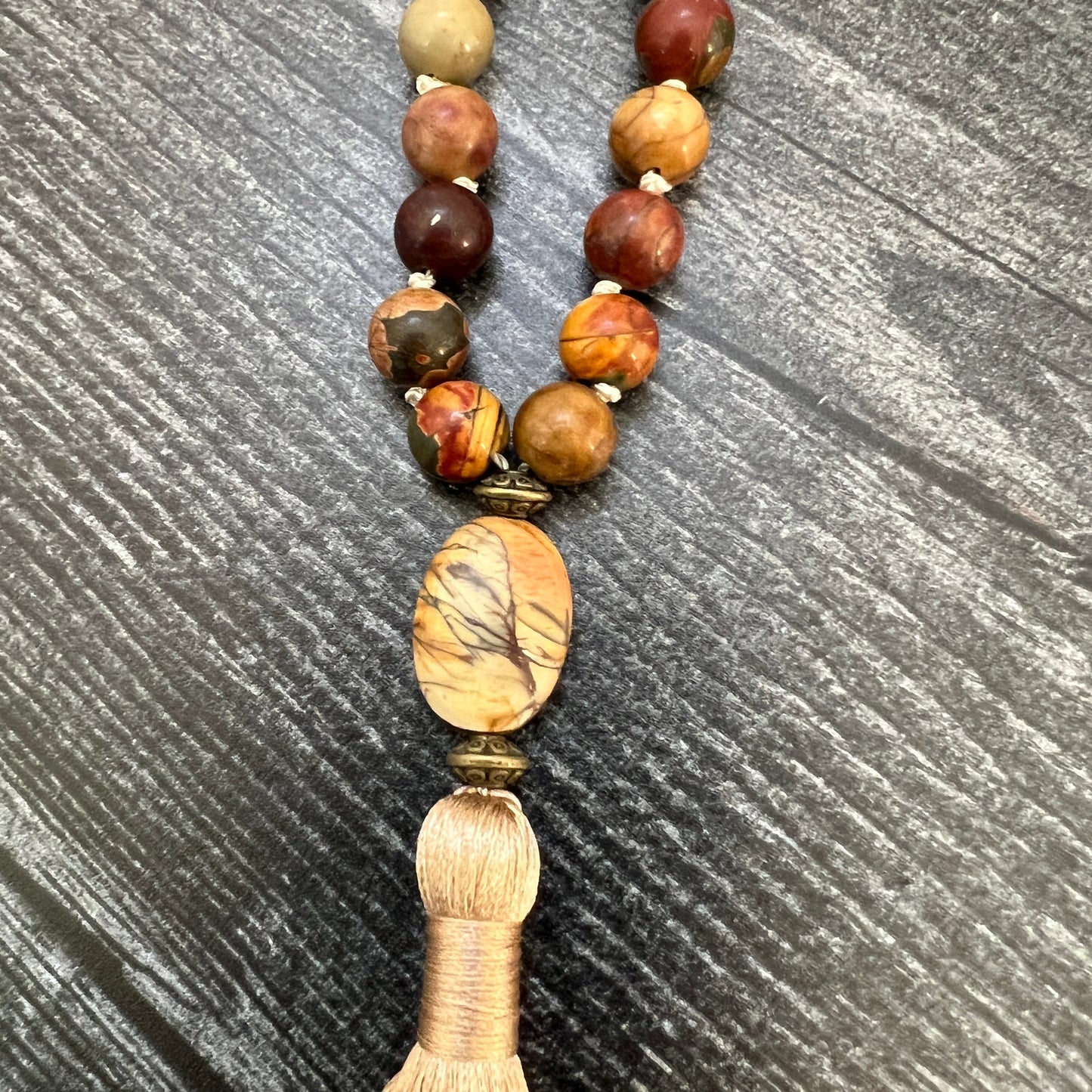 Red Creek Jasper Quarter Mala