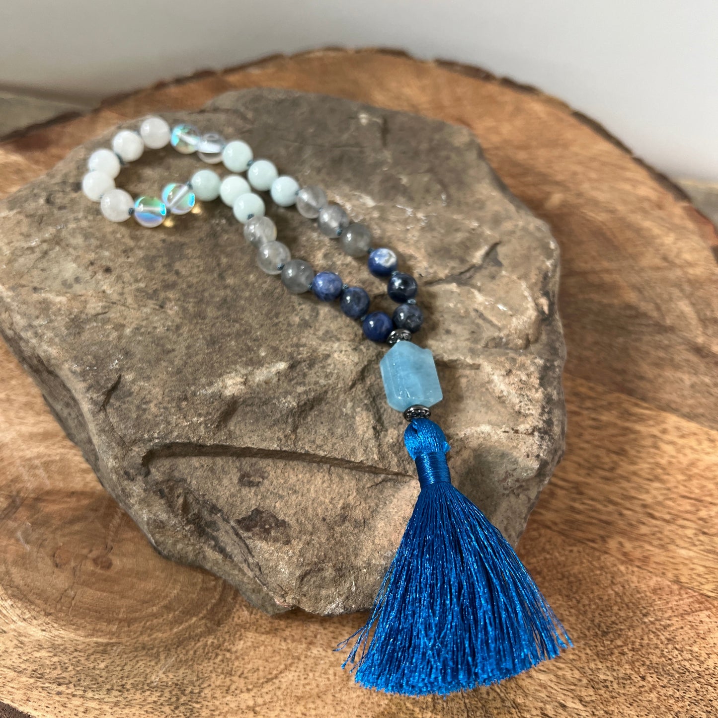 Blue Skies Quarter Mala