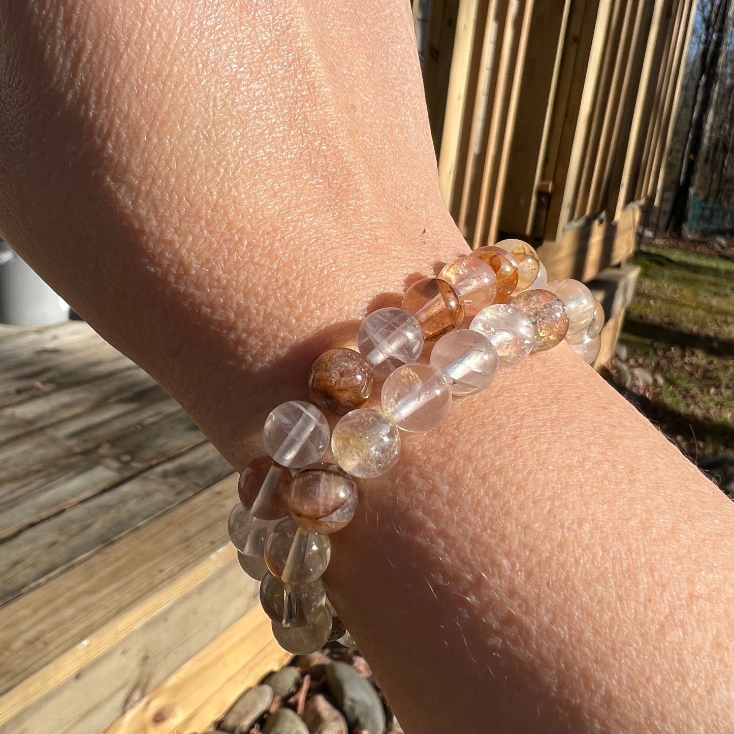 Golden Blood Quartz Bracelet