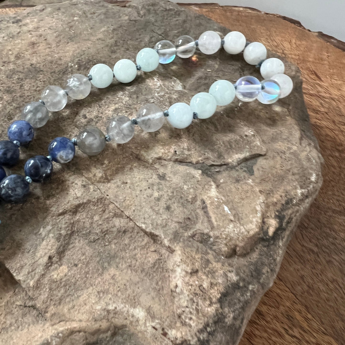 Blue Skies Quarter Mala