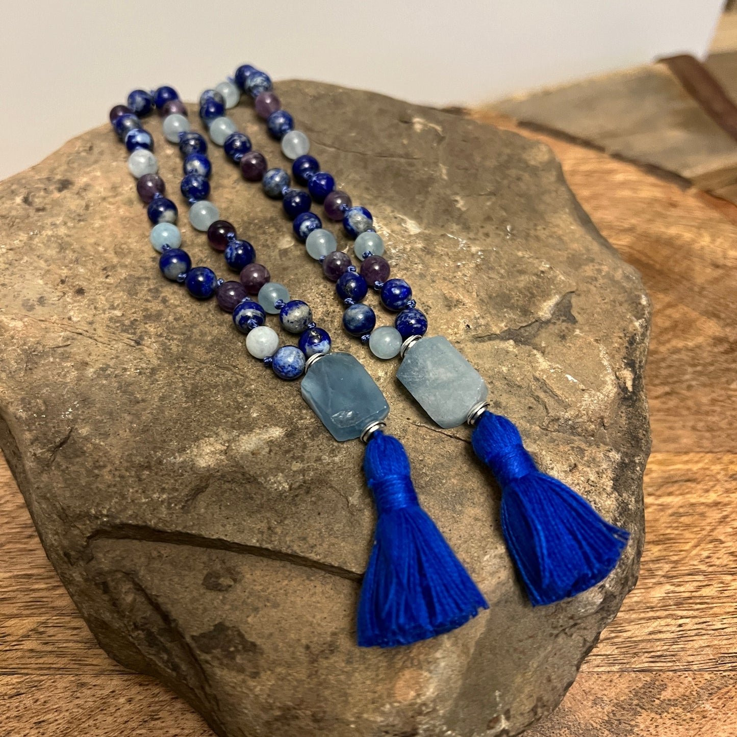 Blue Skies Quarter Mala