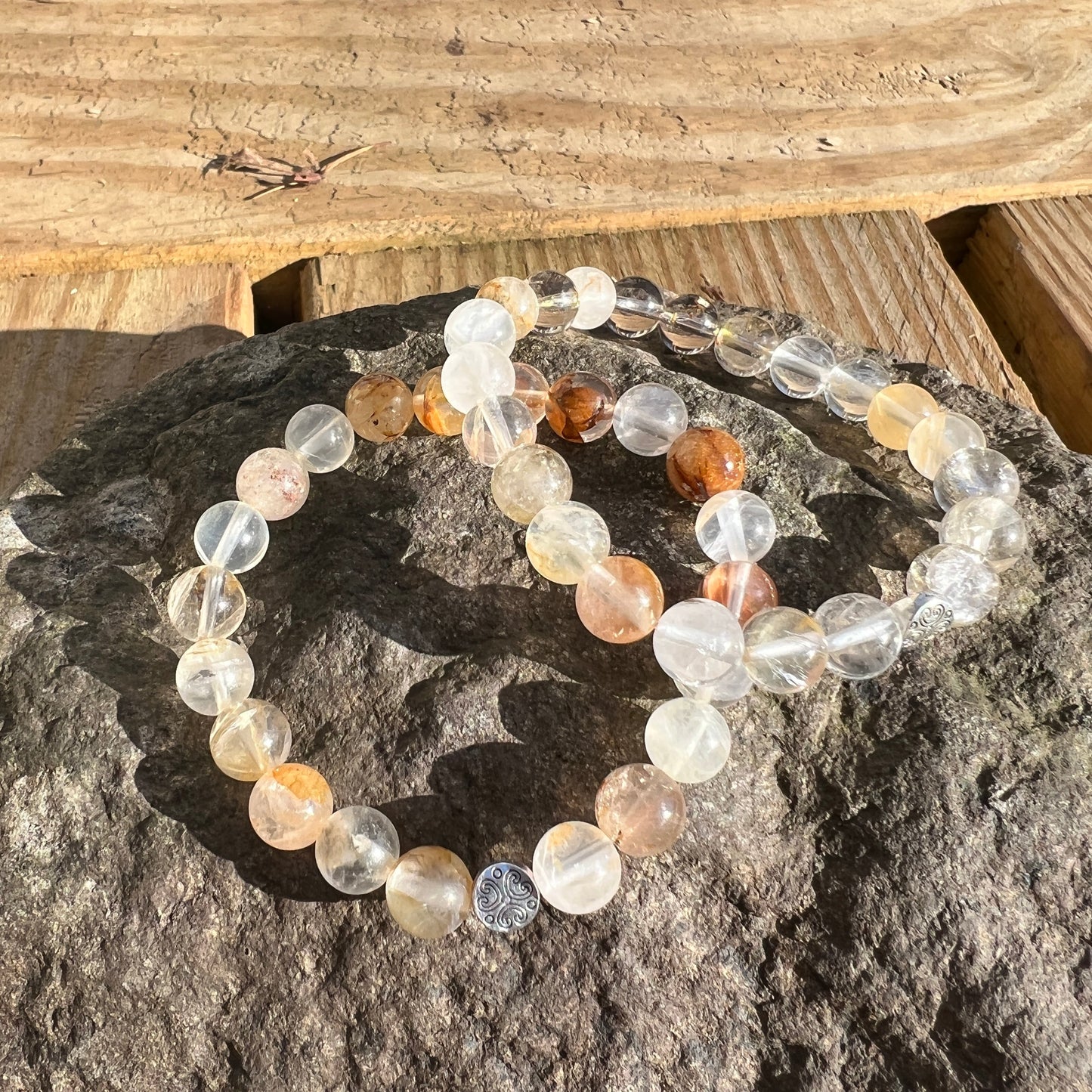 Golden Blood Quartz Bracelet