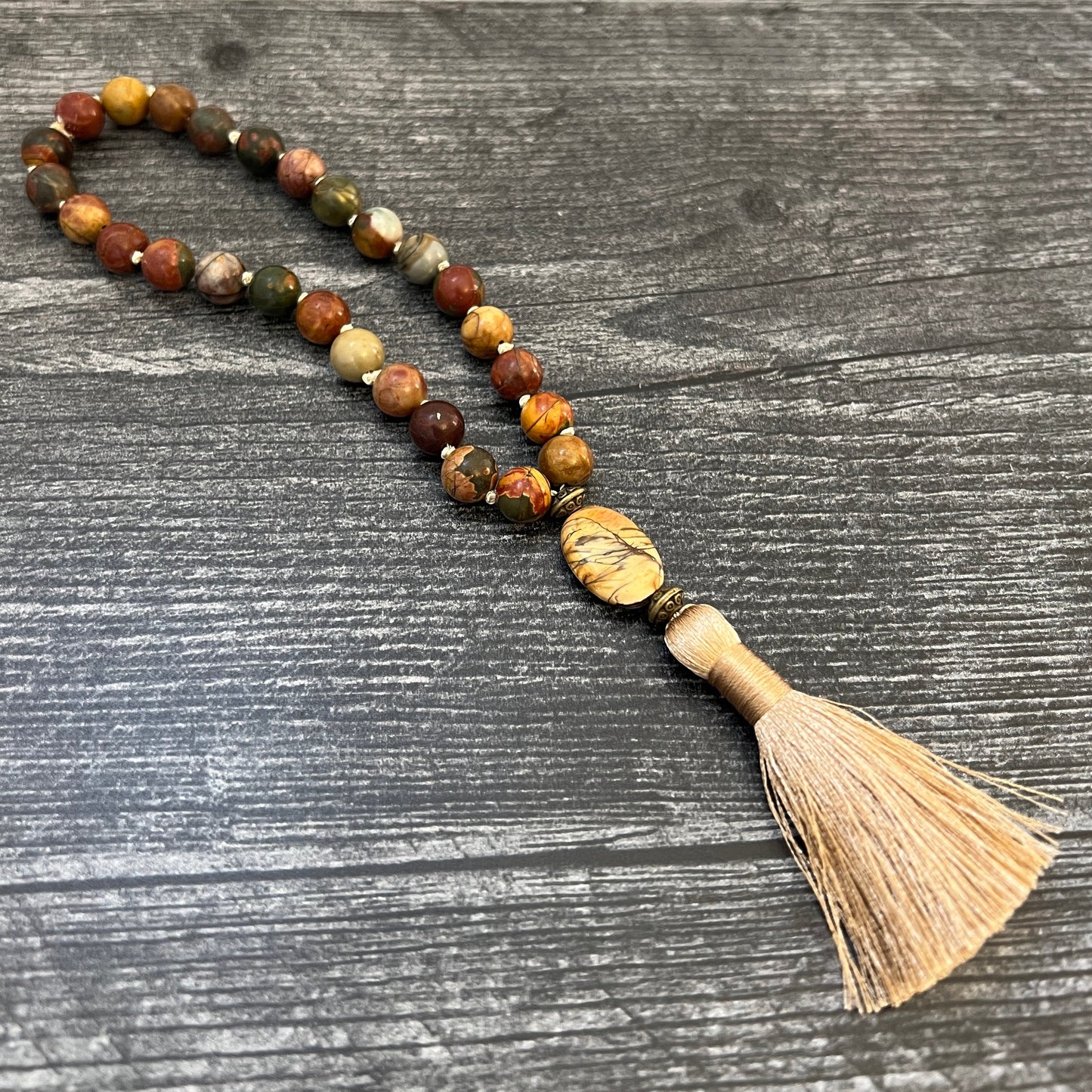 Red Creek Jasper Quarter Mala