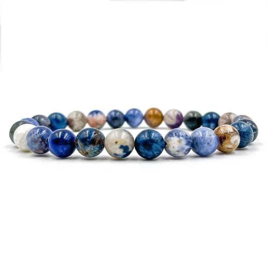 Blue Sodalite Gemstone Beaded Bracelet