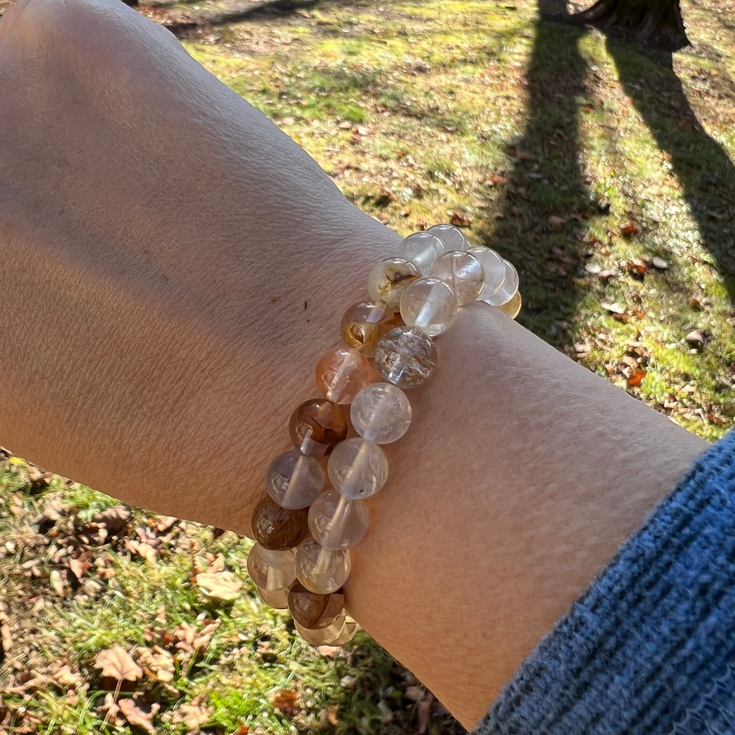 Golden Blood Quartz Bracelet