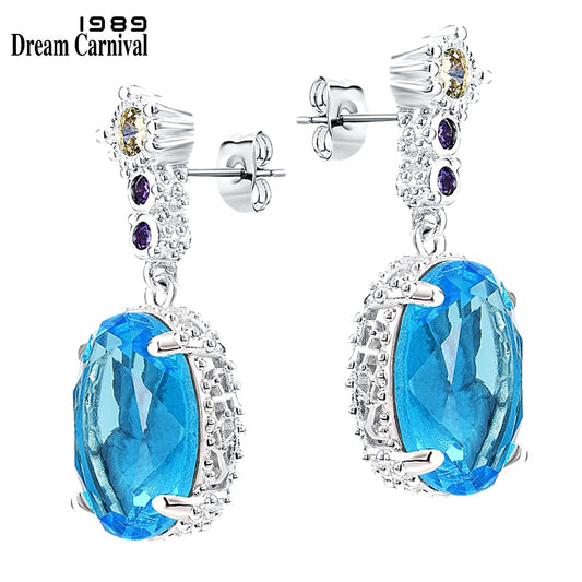 Aquamarine Drop Earrings