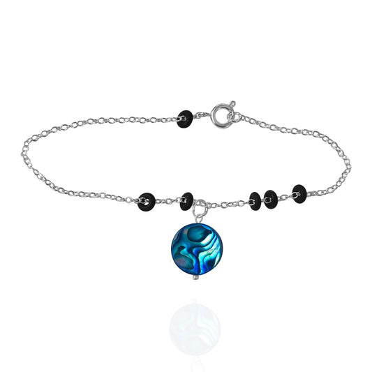 Zero Waste Abalone Anklet with Upcycled Scuba Gear